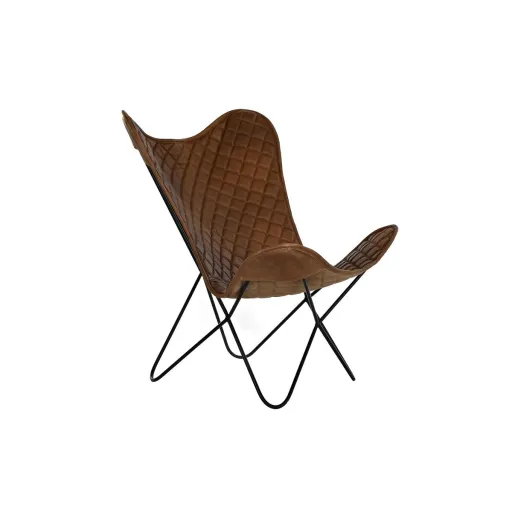 Cadeira de Sala de Jantar DKD Home Decor Castanho 76 x 75 x 91 cm