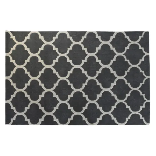 Tapete DKD Home Decor 160 x 230 x 2 cm Cinzento Poliéster Étnico
