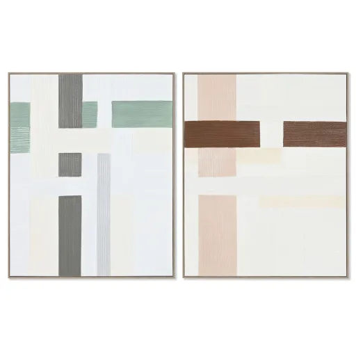 Tela Home ESPRIT Pinheiro Tela 82 x 4,5 x 102 cm 82,2 x 4,5 x 102 cm