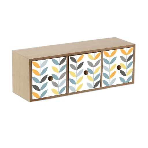 Guarda-Joias Versa Erin 11 x 11 x 33 cm Madeira MDF