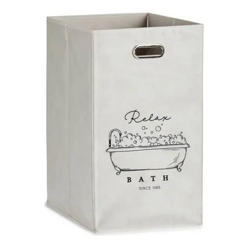 Cesta Multiusos Berilo Relax Bath Branco Cartão 60 L 35 x 57 x 35 cm Dobrável