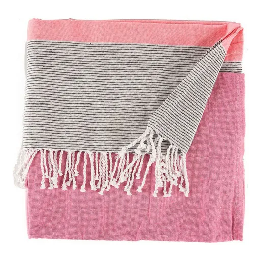 Capa para Sofá Multiusos Gift Decor Cor de Rosa 160 x 200 cm 40 x 9 x 8 cm Riscas