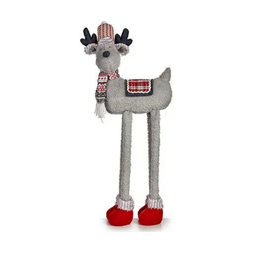 Rena de Natal Krist+ Branco Vermelho Cinzento 1 m 23 x 55 x 49 cm