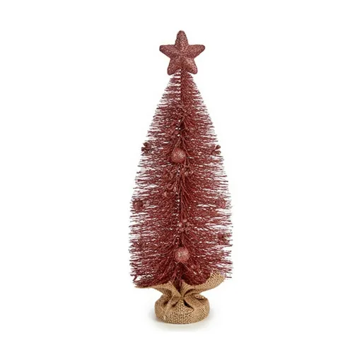 Árvore de Natal com Estrela Krist+ Cor de Rosa 13 x 41 x 13 cm