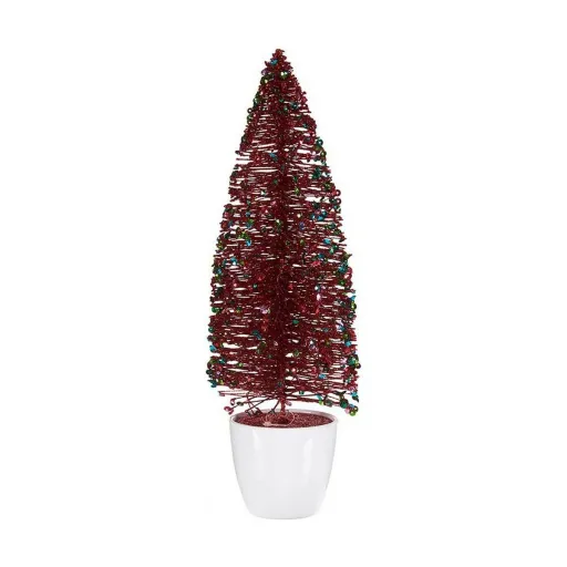 Árvore de Natal Krist+ Azul Vermelho Dourado Plástico 10 x 33 x 10 cm