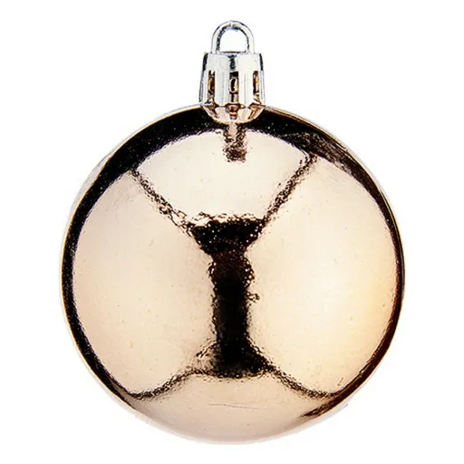Bolas de Natal Krist+ 00477-6 Champagne PVC Ø 6 cm 24 Unidades