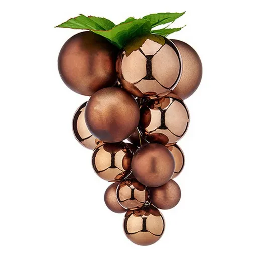 Bola de Natal Krist+ Castanho Plástico Uvas Pequeno