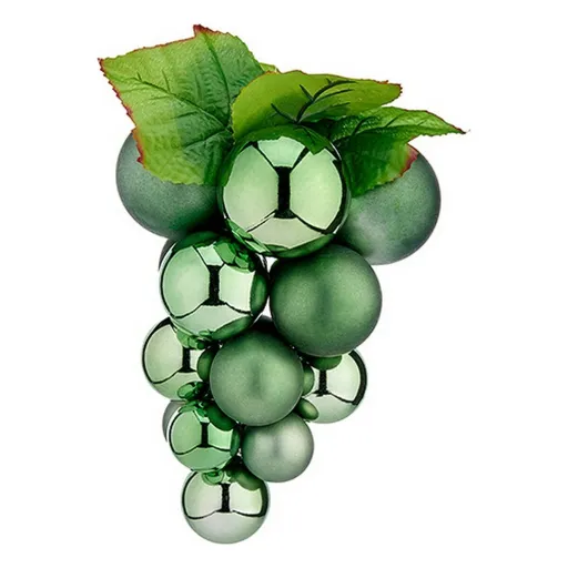 Bola de Natal Krist+ Verde Plástico Uvas Pequeno