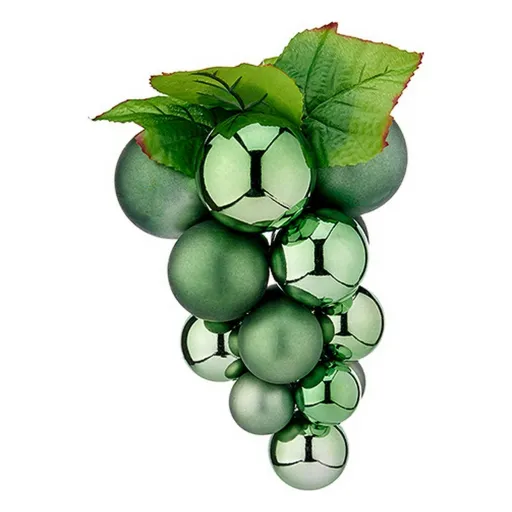 Bola de Natal Krist+ Verde Plástico Uvas