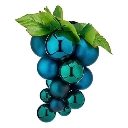 Bola de Natal Krist+ Azul Plástico Uvas