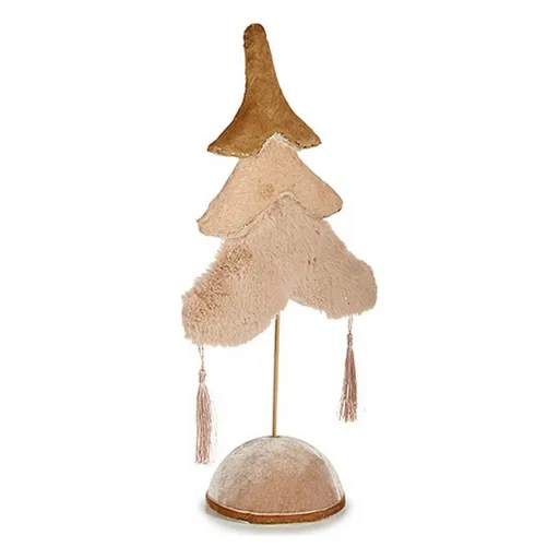 Árvore de Natal Krist+ Bege Dourado Poliéster Madeira Polar 12 x 43 x 22 cm