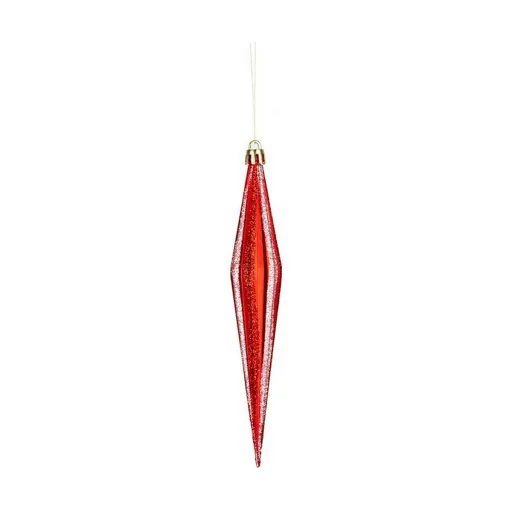 Adorno Natalício Krist+ Vermelho PVC 8,5 x 3,5 x 19 cm Alongado