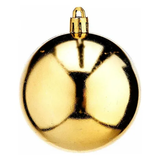 Bolas de Natal Krist+ Dourado PVC Ø 7 cm 12 Unidades