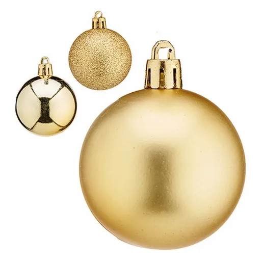 Bola de Natal Krist+ K1912484 Dourado Plástico Ø 5 cm