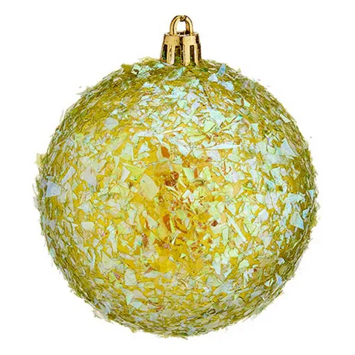 Bolas de Natal Krist+ Verde Plástico Ø 8 cm 6 Unidades