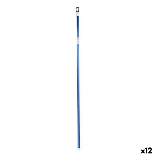 Cabo de Vassoura Azul Metal 2,3 x 130 x 2,3 cm (12 Unidades)