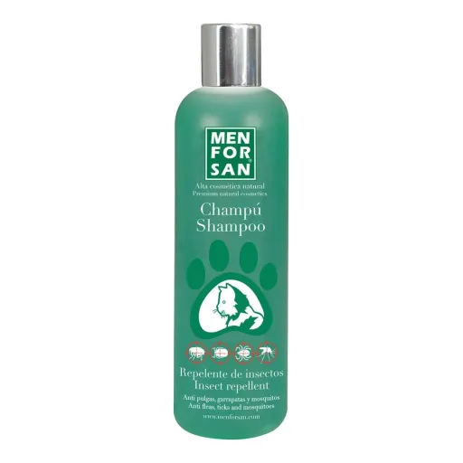 Champô Antipulgas Menforsan Herbal 300 ml Gato Repelente de Insetos
