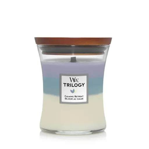 Vela Perfumada Woodwick Trilogy Calming Retreat 275 g