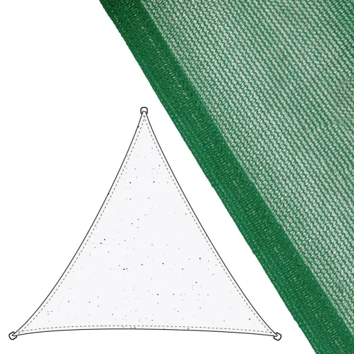 Toldo de Vela Vela Sombreo Verde 500 x 500 x 0,5 cm Toldo