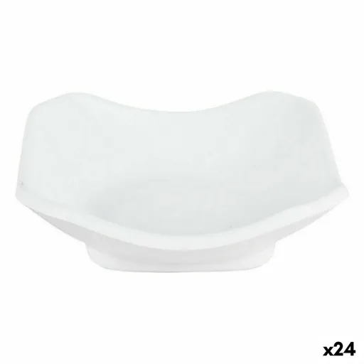 Conjunto de Degustaçao Viejo Valle Troya Branco Melamina Quadrado 11 x 11 x 3,5 cm (24 Unidades)