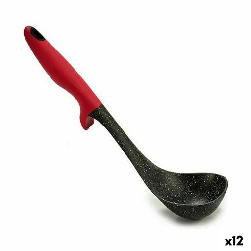 Concha Preto Vermelho Nylon 7 x 30 x 9 cm (12 Unidades)