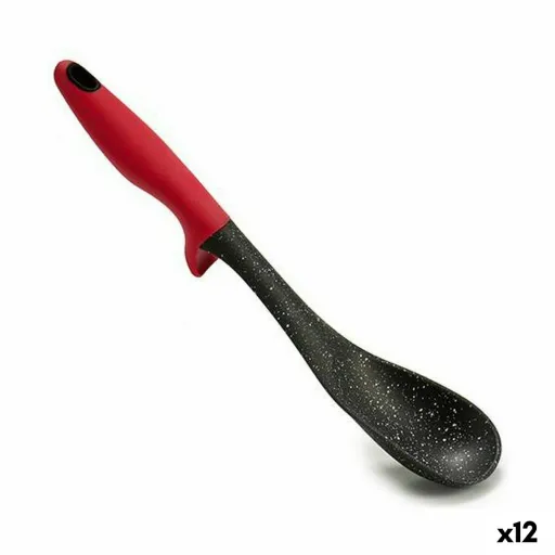 Concha Nylon 7 x 32 x 7 cm Preto Vermelho (12 Unidades)