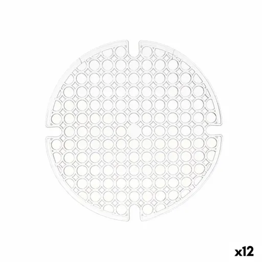 Tapete Antiderrapante Kinvara Transparente Plástico 29 x 0,1 x 29 cm Lava-Loiça (12 Unidades)