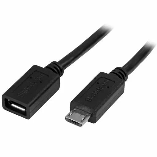 Cabo Micro USB Startech USBUBEXT50CM         Preto