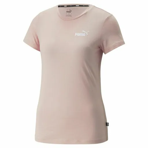 Camisola de Manga Curta Mulher Puma Essentials+ Embroidery