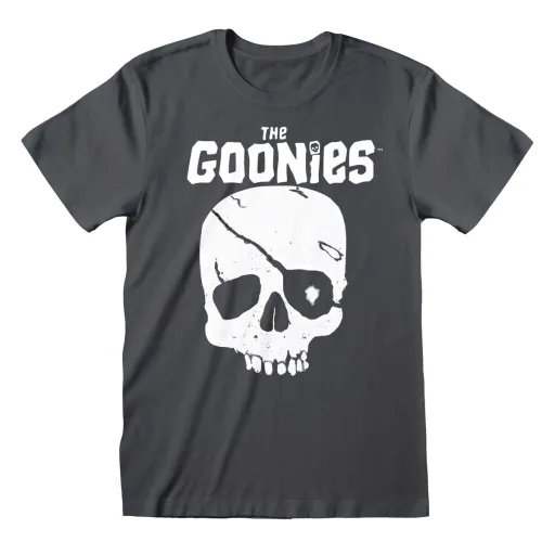 Camisola de Manga Curta The Goonies Skull And Logo Grafite