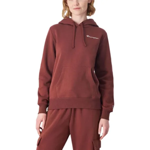 Polar com Capuz Mulher Champion Castanho