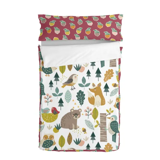 Capa de Edredão com Enchimento HappyFriday Moshi Moshi Harvestwood Multicolor 42 x 20 x 50 cm