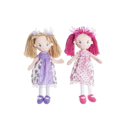 Boneca de Trapo DKD Home Decor (20 x 8 x 30 cm) (2 Unidades)