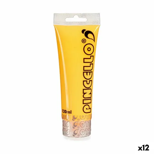 Tinta Acrílica Pincello Neon Laranja 120 ml (12 Unidades)