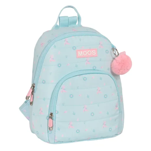Mochila Moos Garden Mini Turquesa 25 x 30 x 13 cm