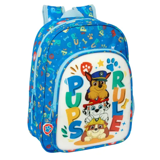 Mochila Escolar The Paw Patrol Pups Rule Azul 26 x 34 x 11 cm