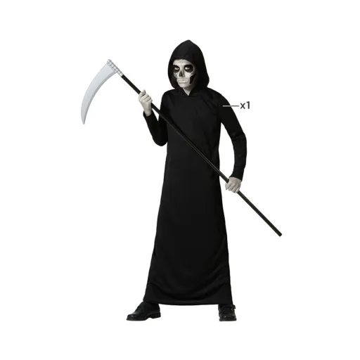 Fantasia para Adultos Preto Infantil Halloween