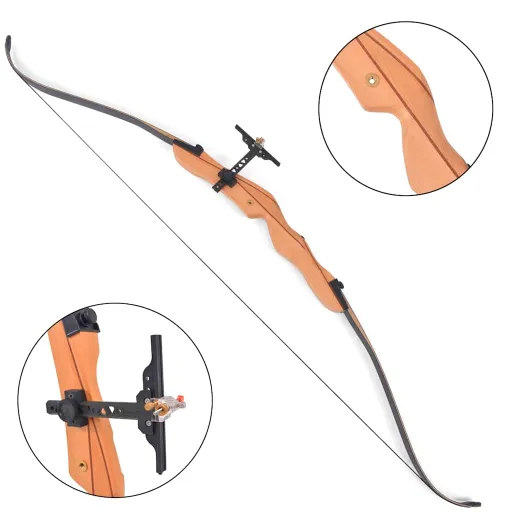 Arco Recurvo para Adulto 173 cm 13,60 Kg