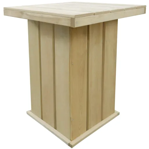 Mesa de Bar 75x75x110 cm Pinho Impregnado