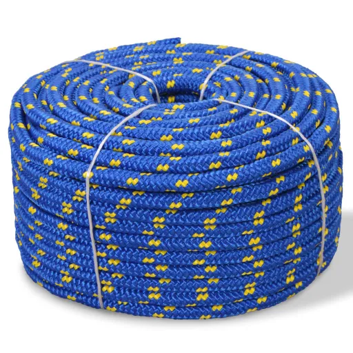 Corda Náutica em Polipropileno 8 mm 500 m Azul