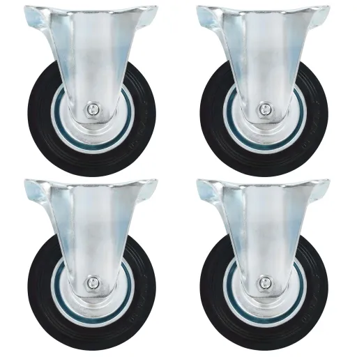 Rodas Fixas   100 mm (4 pcs)
