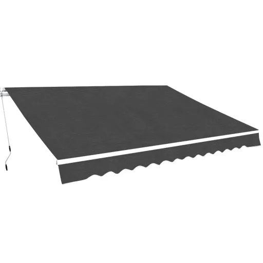 Toldo Dobrável Manual 450 cm Antracite
