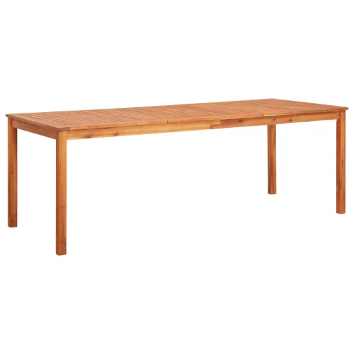 Mesa de Jardim 215x90x74 cm Madeira de Acácia Maciça