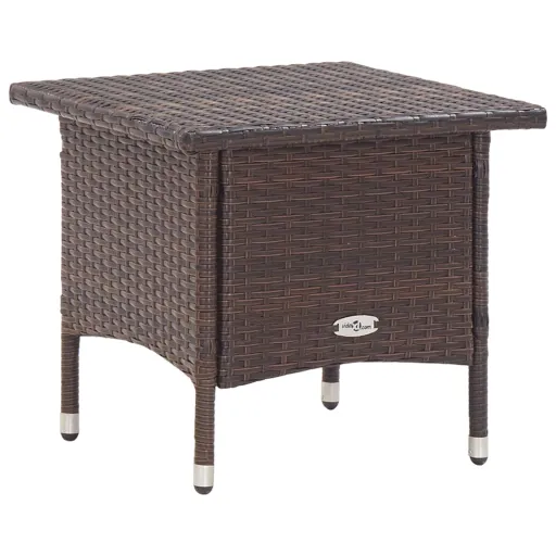 Mesa de Centro 50x50x47 cm Vime PE Castanho