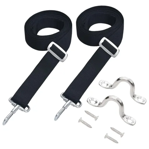 Alças Superiores para Bimini   Tecido e Aço Inoxidável (2 pcs)