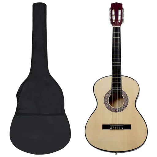 Conjunto de Guitarra Clássica para Iniciantes 3/4 36" (8 pcs)
