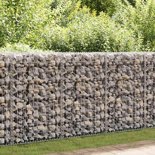 Muro Gabião com Tampas Aço Galvanizado 200x60x100 cm