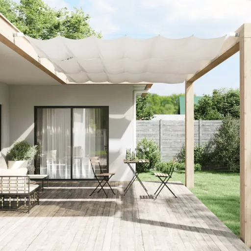 Toldo Vertical 140x270 cm Tecido Oxford Branco