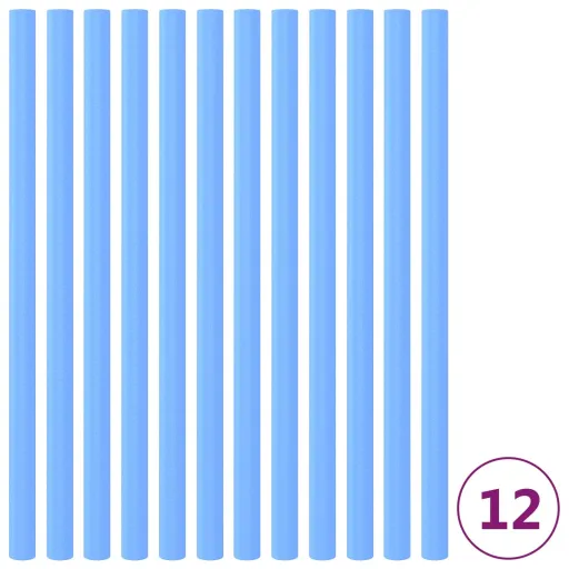 Mangas em Espuma para Postes de Trampolim   92,5 cm Azul (12 pcs)