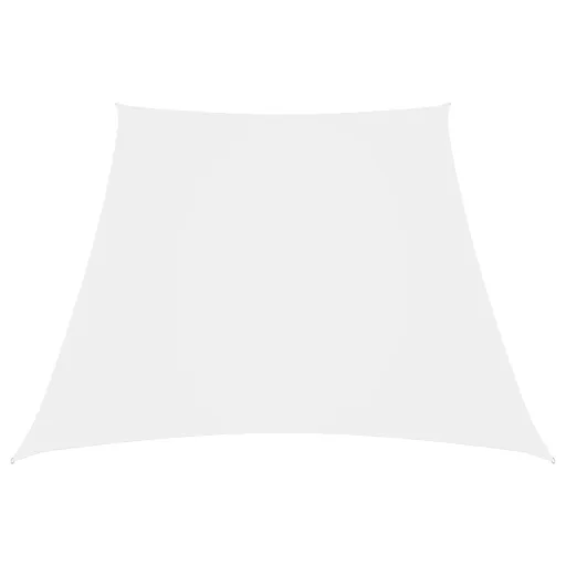 Para-Sol Estilo Vela Tecido Oxford Trapézio 3/5x4 m Branco